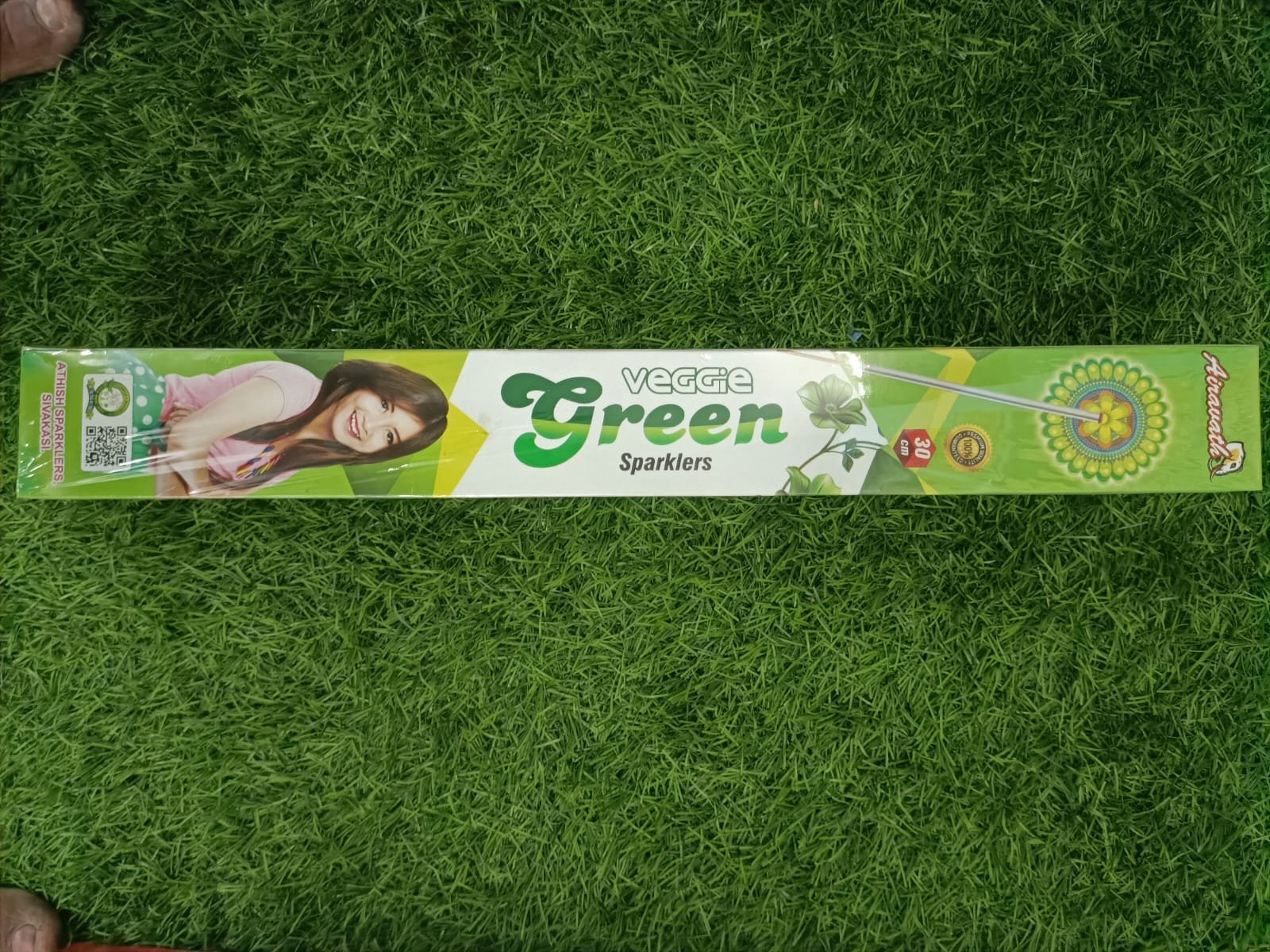 30 cm GREEN SPARKLERS