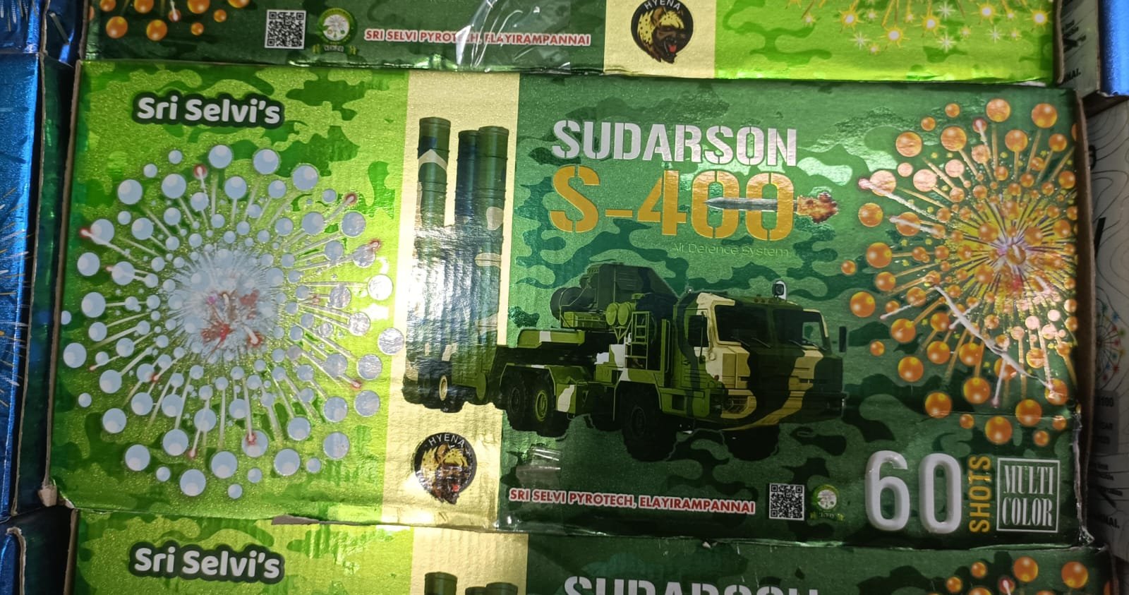 60 SHOTS MULTI COLOUR