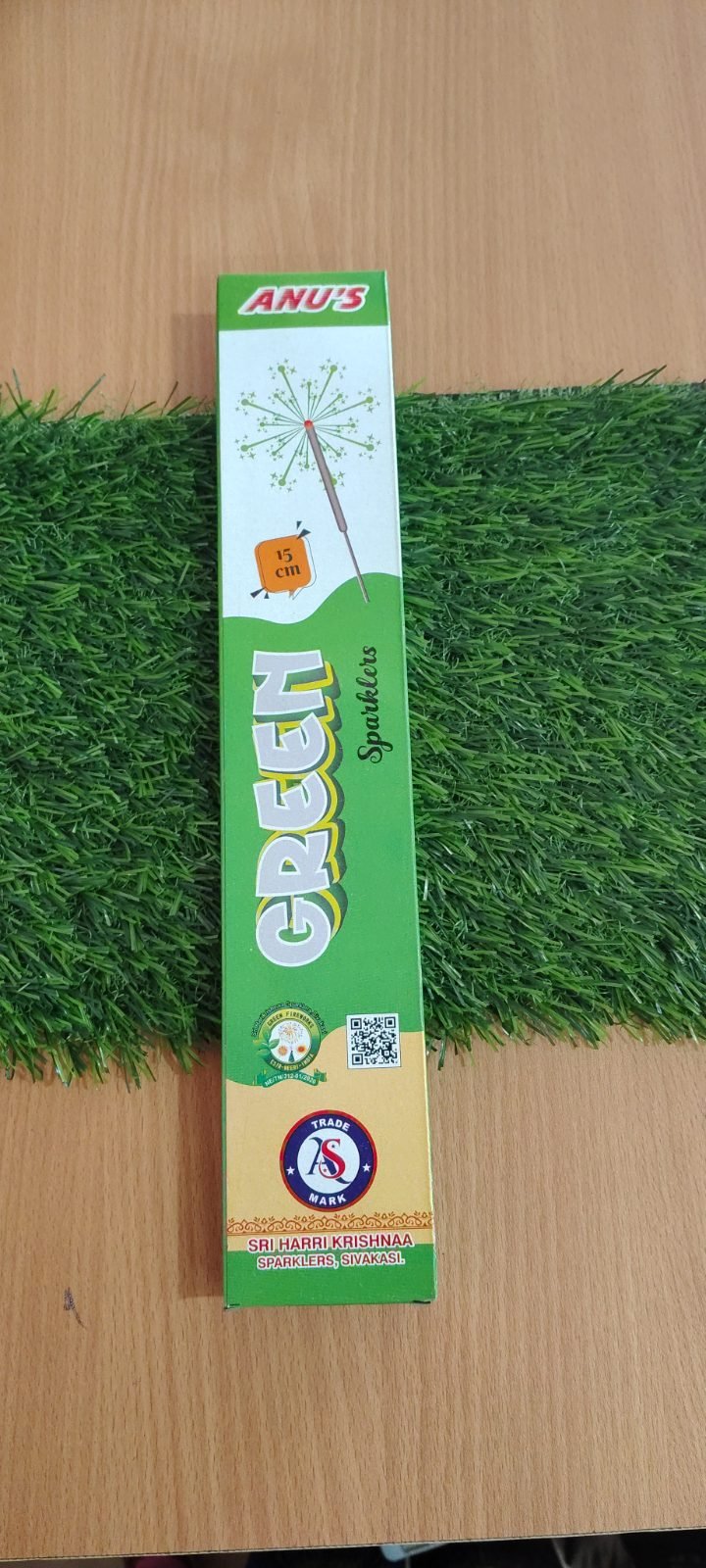 15 cm GREEN SPARKLERS
