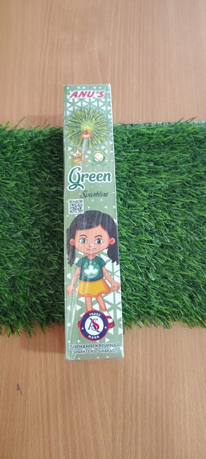 10 cm GREEN SPARKLERS